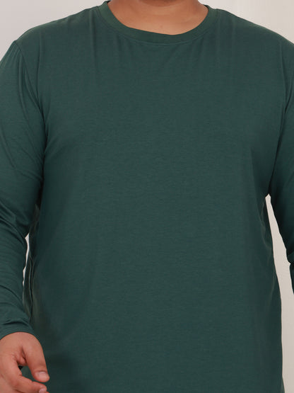 Naturefab Men's Organic Bamboo Full Sleeve Pajama Co-ord Forest Green