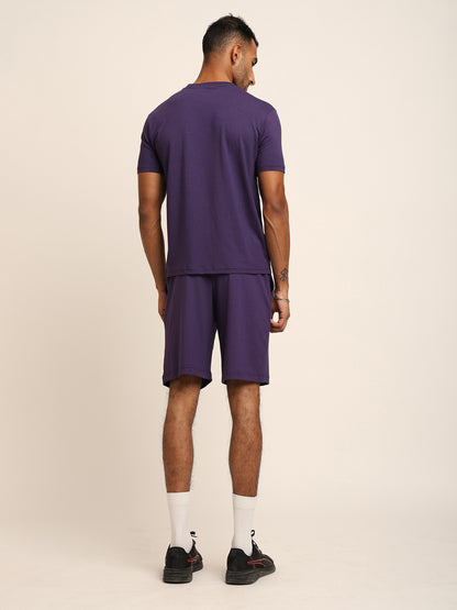 Naturefab Men's Organic Bamboo Co-ord Purple