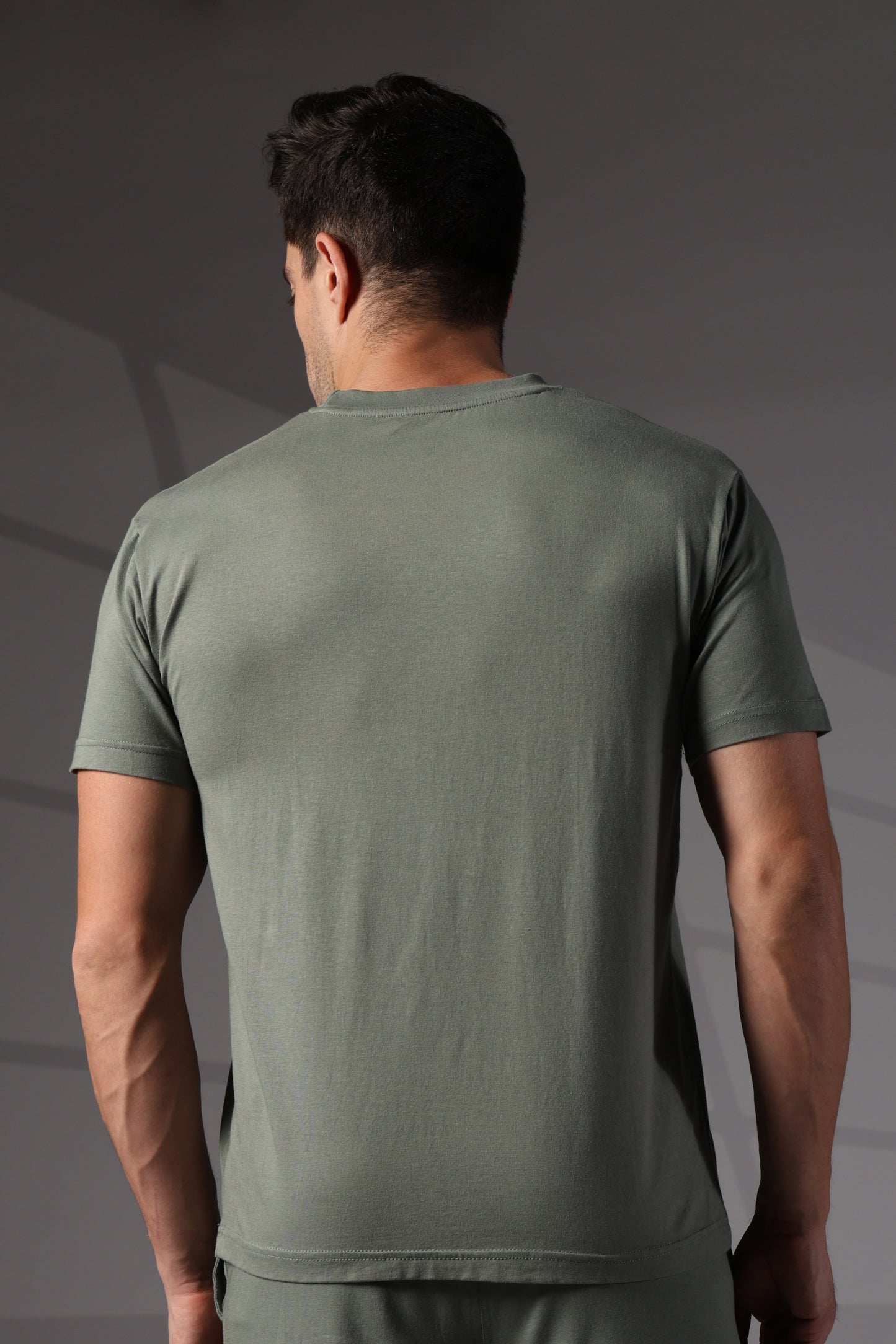Naturefab Men's Organic Bamboo Tshirt Granite Green
