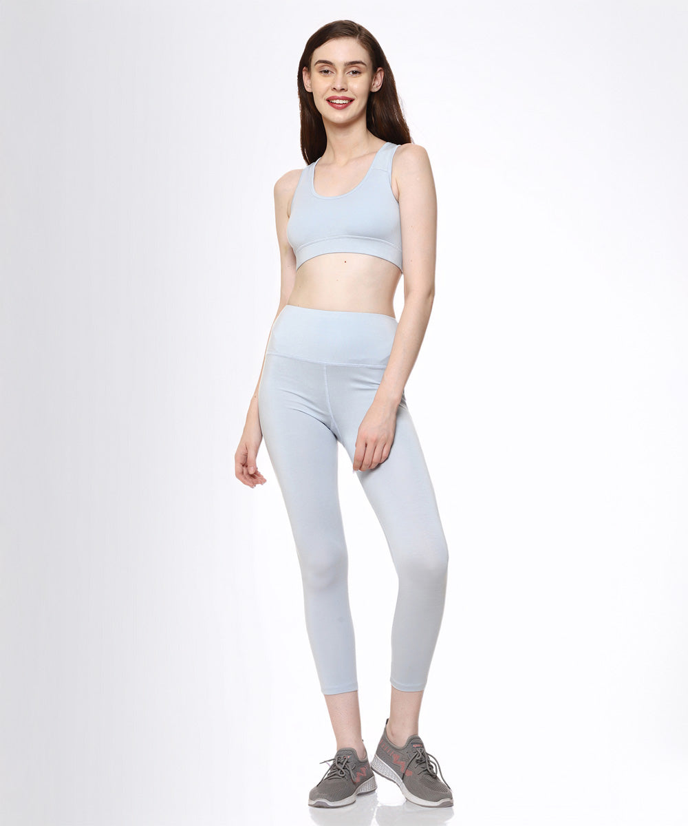 Naturefab Damen Bamboo Coórds Set Himmelblau