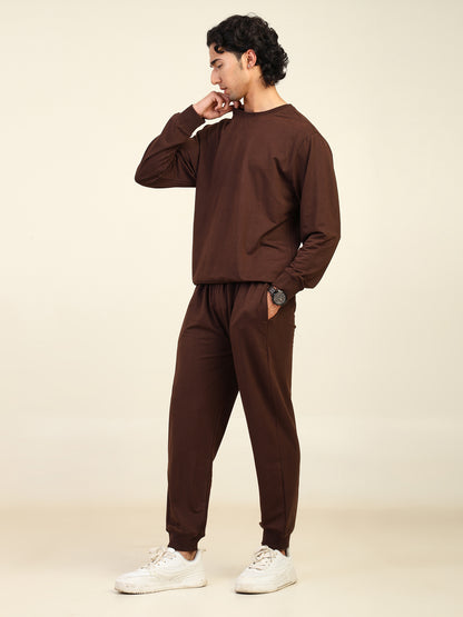 Naturefab Men’s Organic Bamboo Trackpants Coffee Bean
