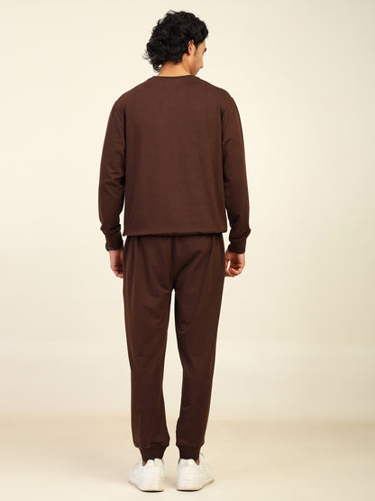 Naturefab Men’s Organic Bamboo Trackpants Coffee Bean