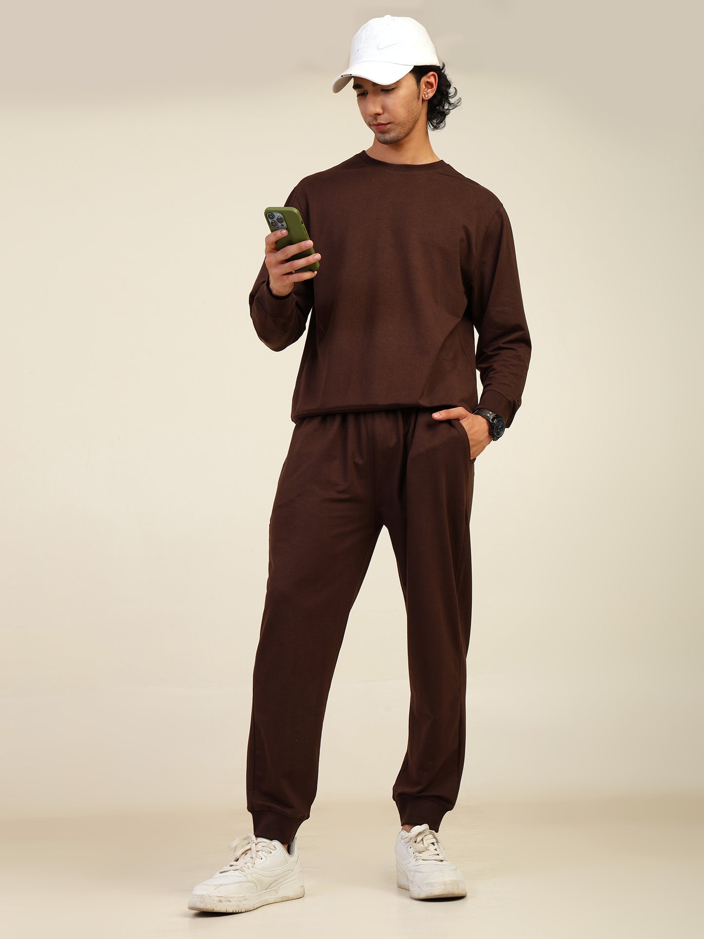 Naturefab Men’s Organic Bamboo Trackpants Coffee Bean