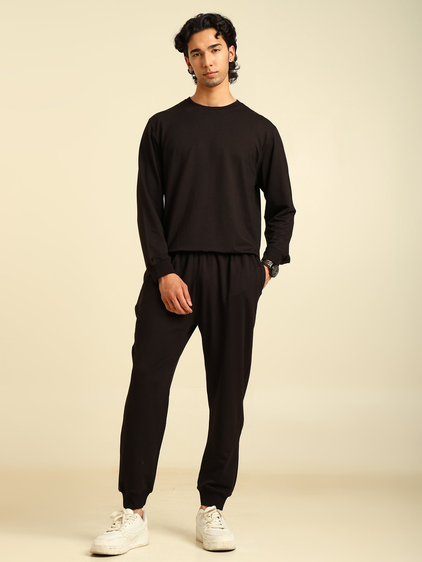 Naturefab Men’s Organic Bamboo Trackpants Black