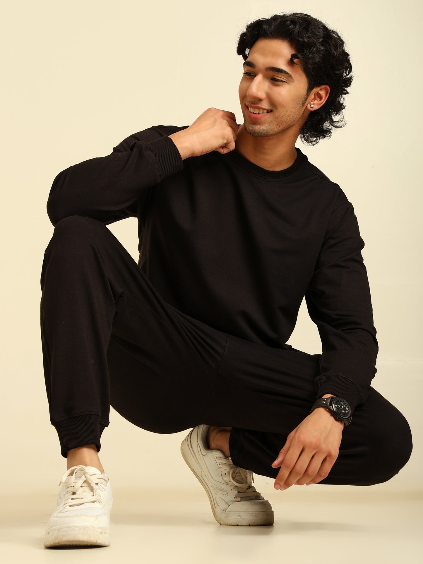 Naturefab Men’s Organic Bamboo Trackpants Black