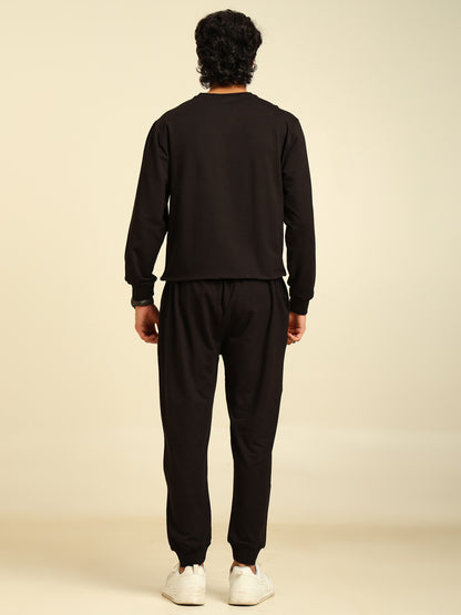 Naturefab Men’s Organic Bamboo Trackpants Black