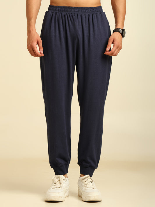 Naturefab Men’s Organic Bamboo Trackpants Mood Indigo