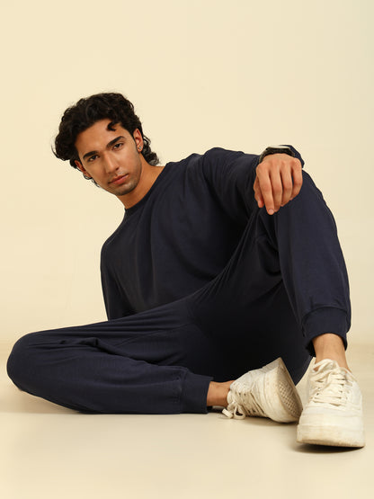Naturefab Men’s Organic Bamboo Trackpants Mood Indigo