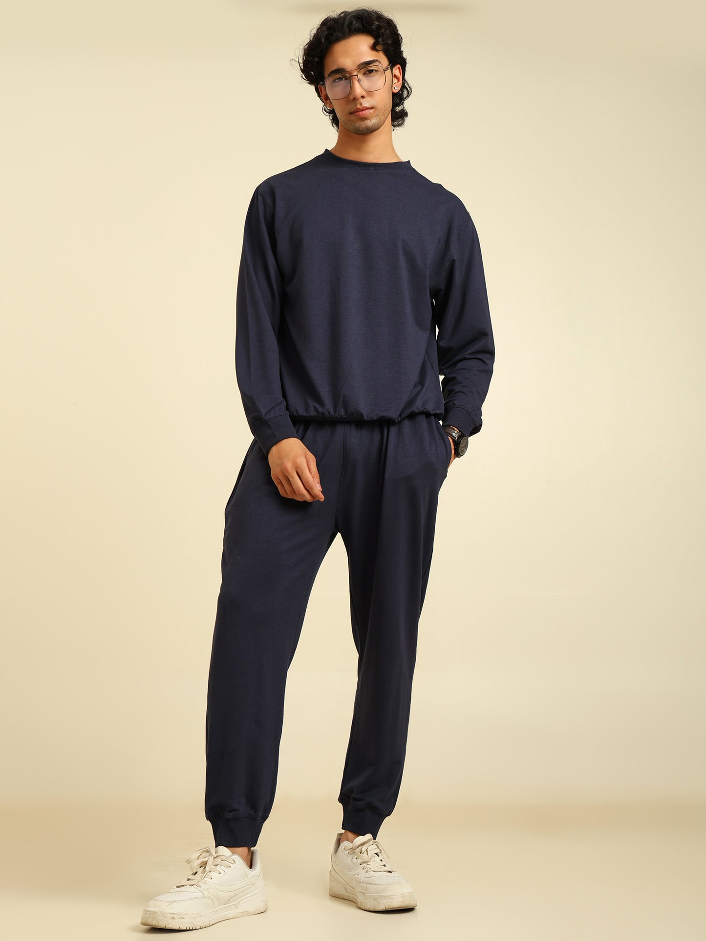 Naturefab Men’s Organic Bamboo Trackpants Mood Indigo