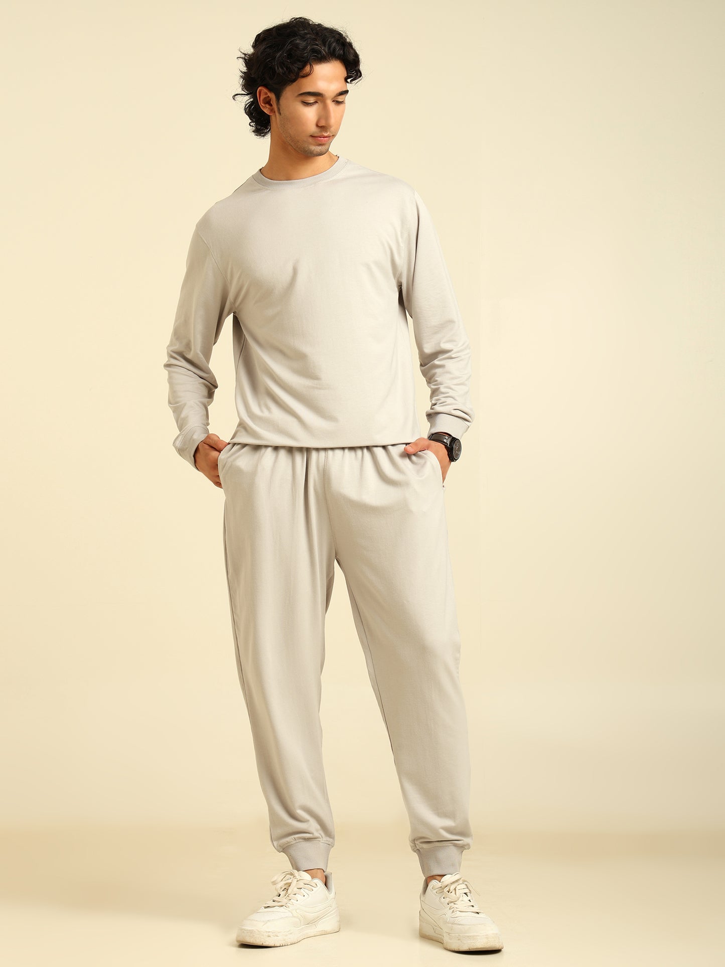 Naturefab Men's Organic Bamboo Winter Co-ord Harbour Mist