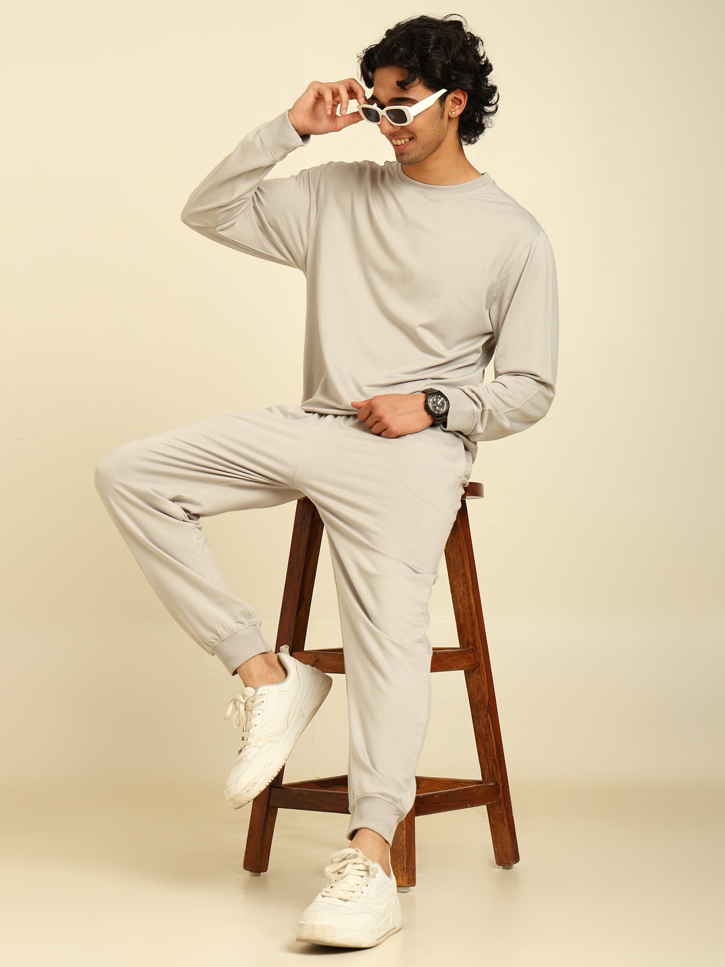 Naturefab Men's Organic Bamboo Winter Co-ord Harbour Mist