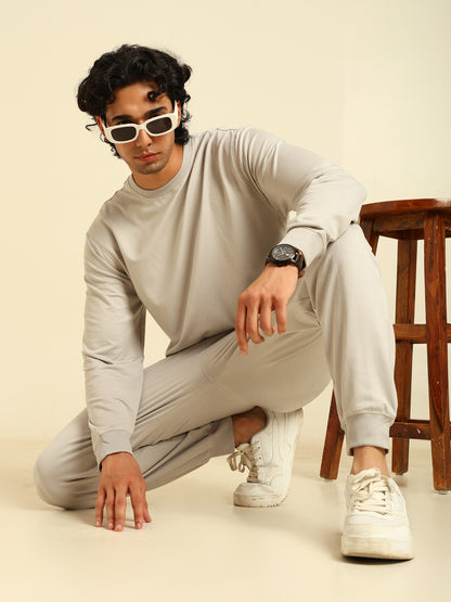 Naturefab Men's Organic Bamboo Terry Sweatshirt Harbour Mist