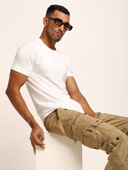 Naturefab Men's Organic Bamboo Tshirt White