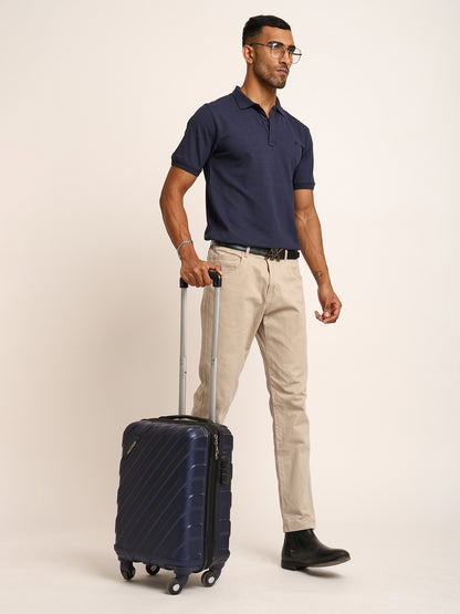 Naturefab Men’s Organic Bamboo Polo Tshirt Mood Indigo