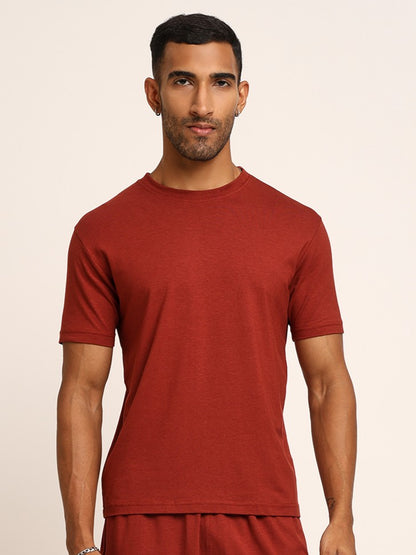 Naturefab Men's Organic Bamboo Tshirt Rust