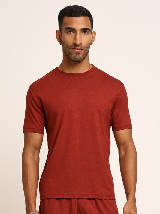 Naturefab Men's Organic Bamboo Tshirt Rust