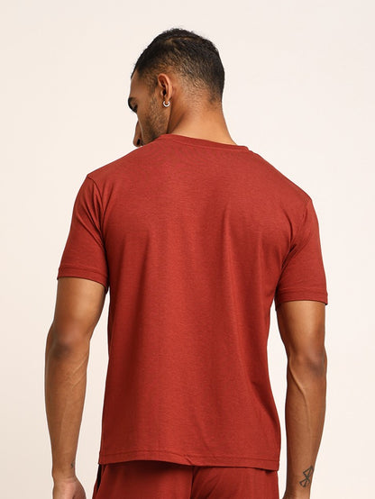 Naturefab Men's Organic Bamboo Tshirt Rust