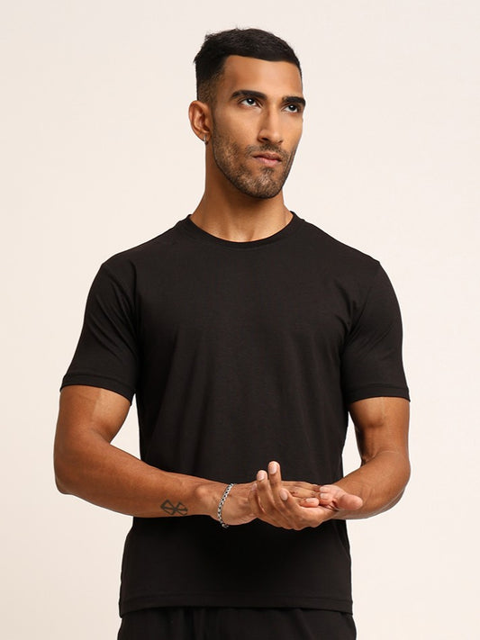Naturefab Men's Organic Bamboo Tshirt Black