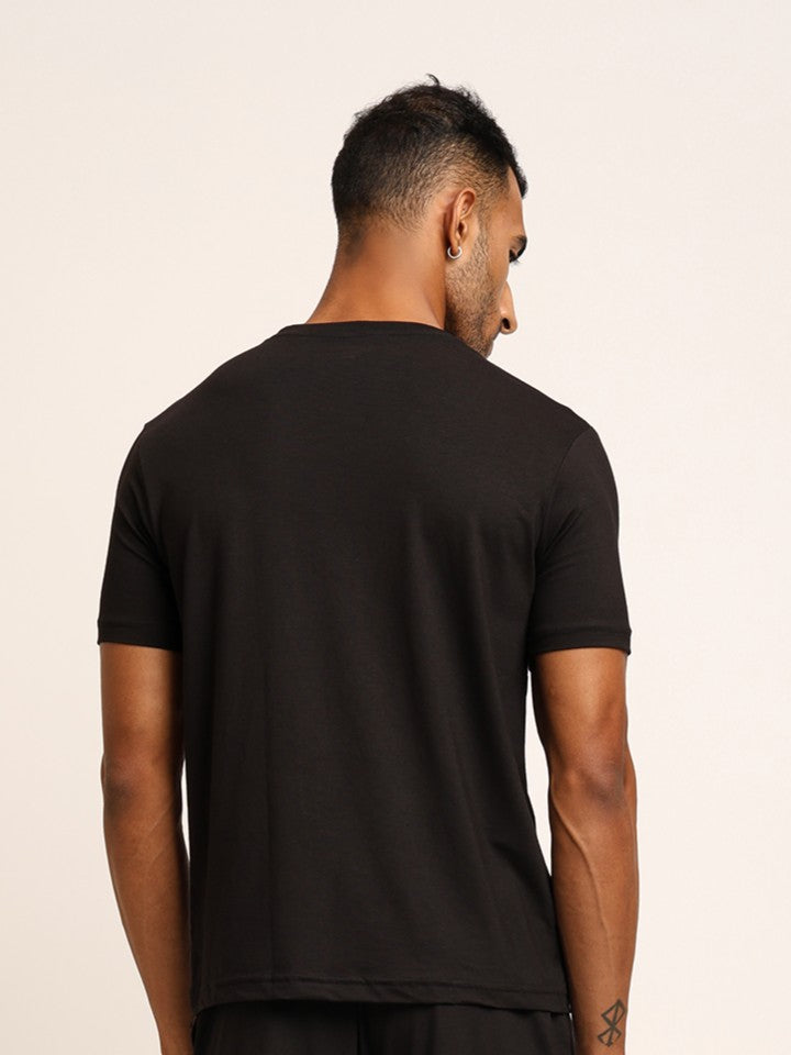 Naturefab Men's Organic Bamboo Tshirt Black