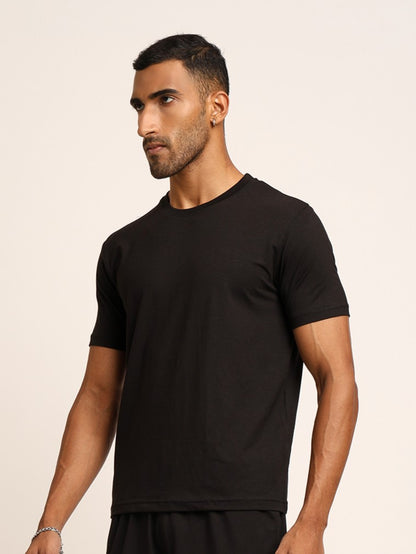 Naturefab Men's Organic Bamboo Tshirt Black