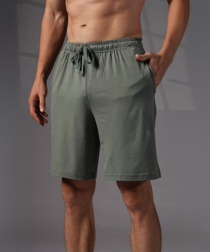Naturefab Men's Organic Bamboo Co-ord Granite Green