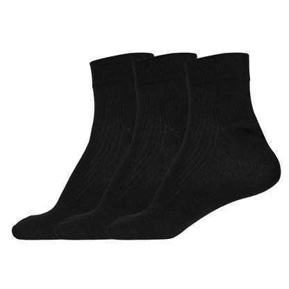 Naturefab Men's Bamboo Ankle Length socks Combo-1 (Pack of 3)
