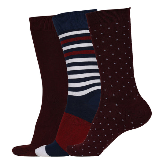 Naturefab Men's Bamboo Full Length socks Combo-15 (Pack of 3)
