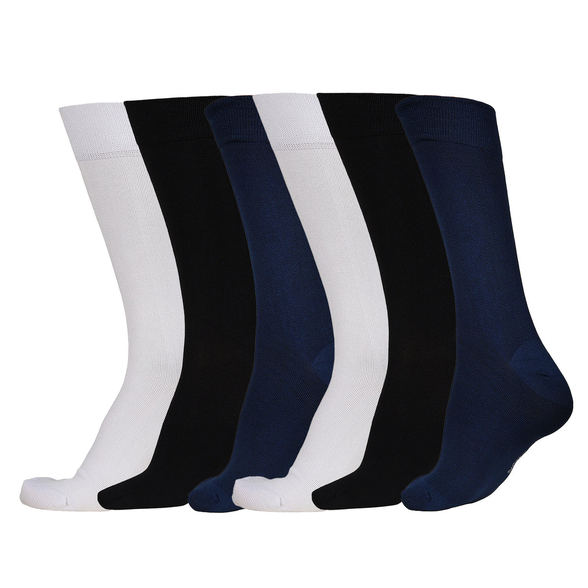 Naturefab Men's Bamboo Full Length socks Combo-2 (Pack of 6)