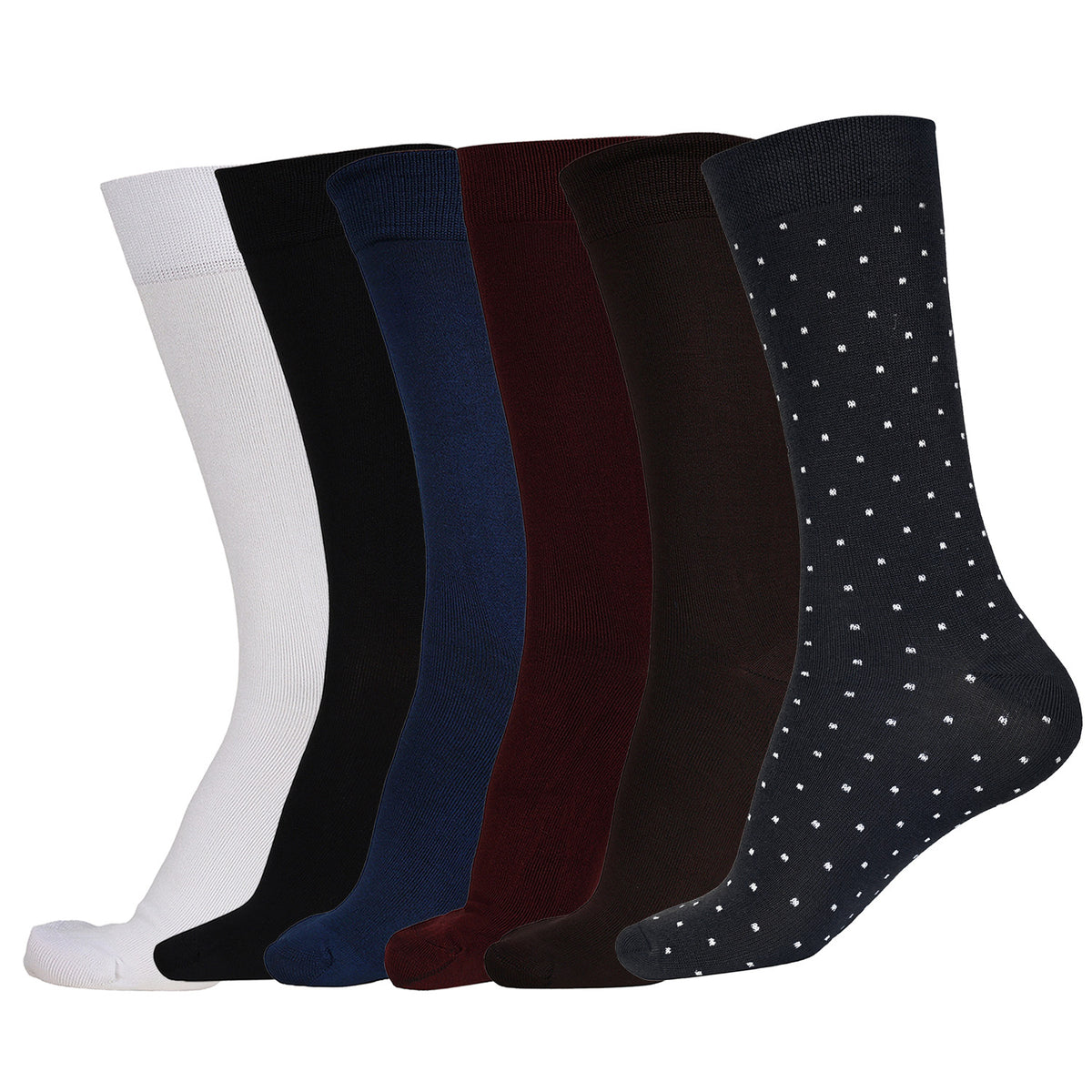Naturefab Men's Bamboo Full Length socks Combo-10 (Pack of 6)