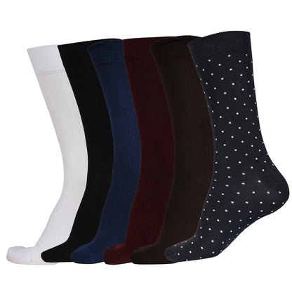 Naturefab Men's Bamboo Full Length socks Combo-10 (Pack of 6)
