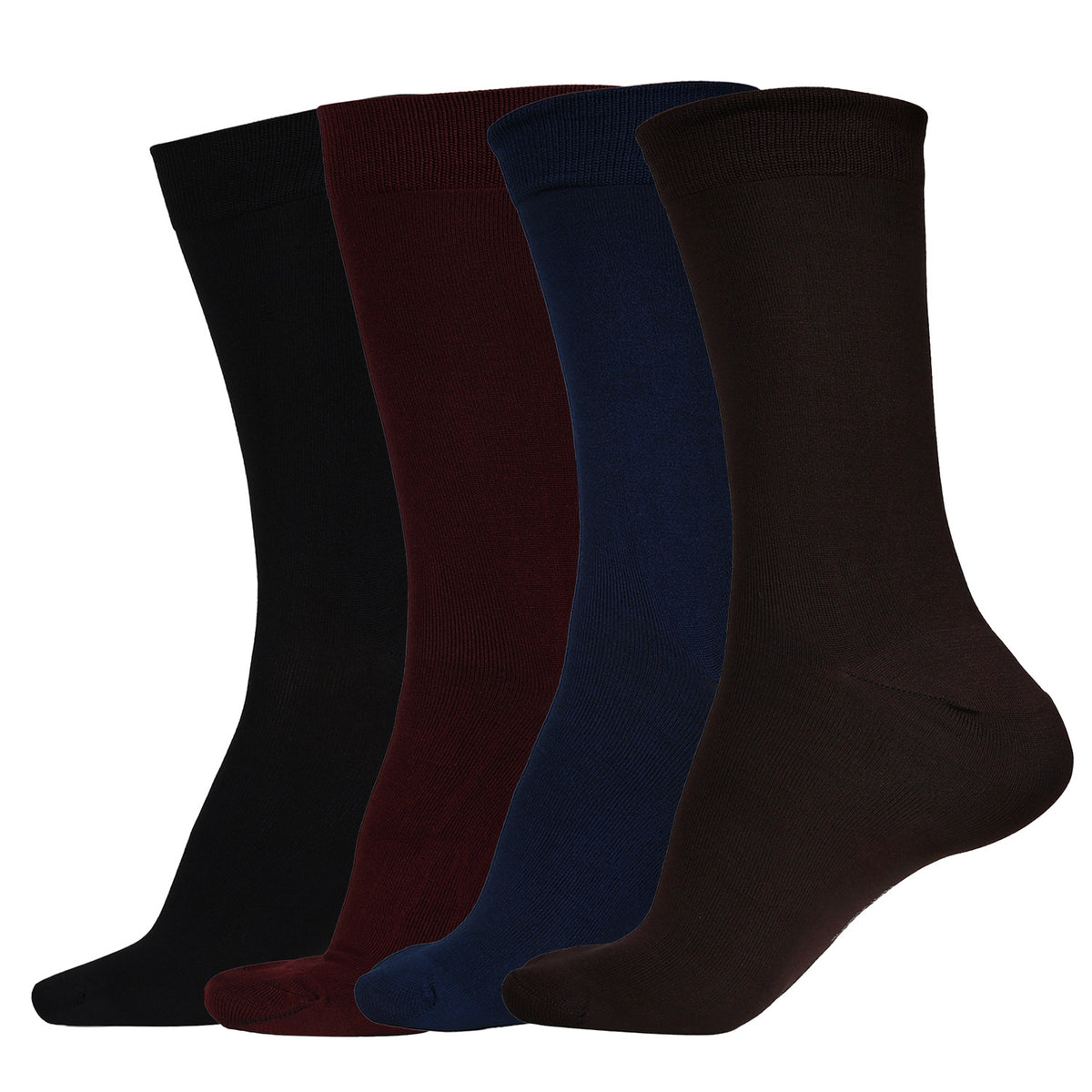 Naturefab Men's Bamboo Full Length socks Combo-13 (Pack of 4)