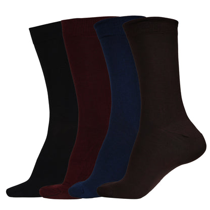 Naturefab Men's Bamboo Full Length socks Combo-13 (Pack of 4)