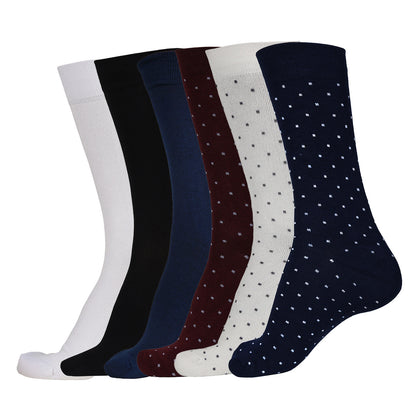 Naturefab Men's Bamboo Full Length socks Combo-12 (Pack of 6)