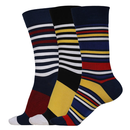 Naturefab Men's Bamboo Full Length socks Combo-18 (Pack of 3)