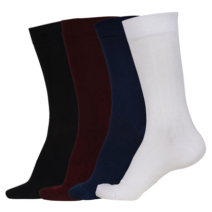 Naturefab Men's Bamboo Full Length socks Combo-14 (Pack of 4)