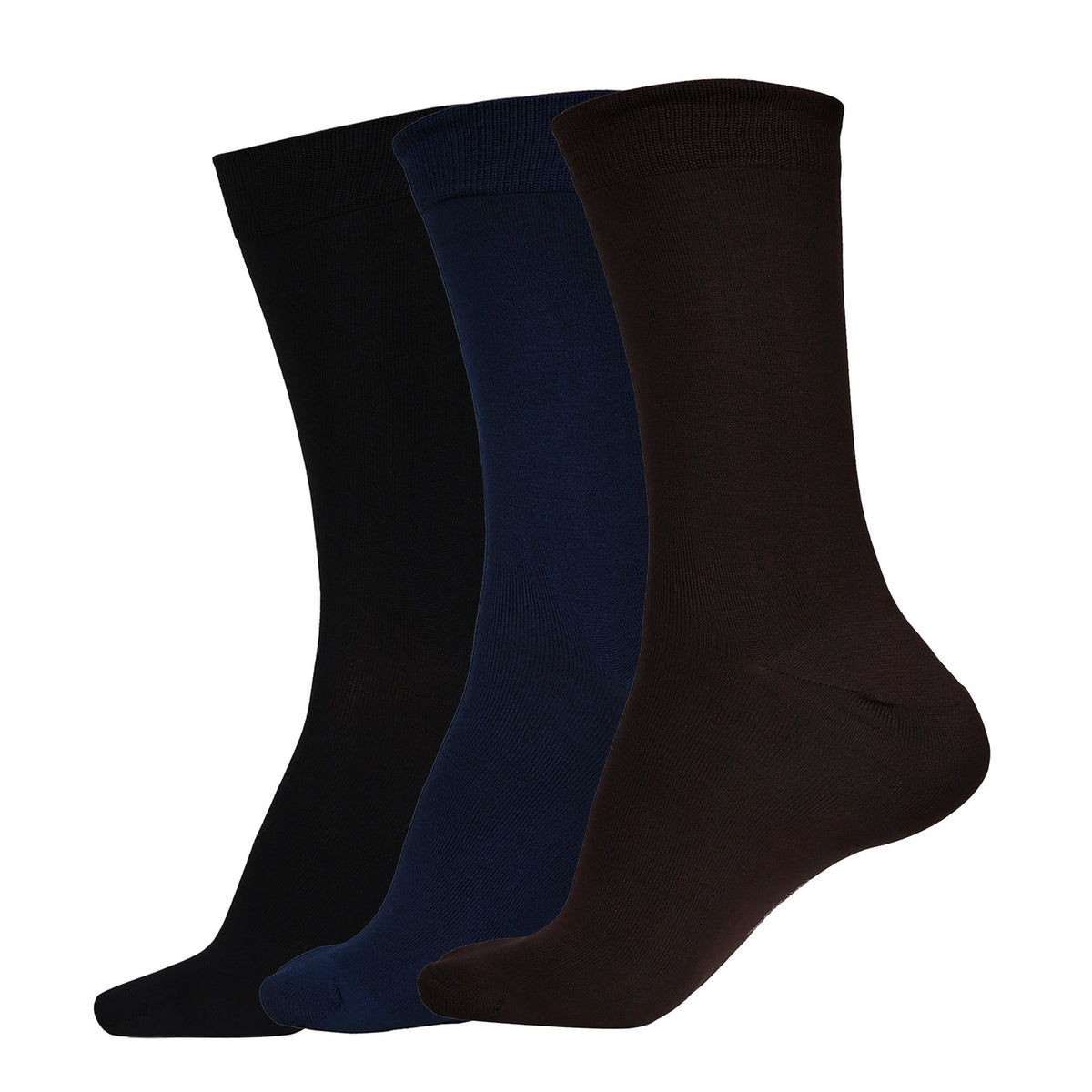 Naturefab Men's Bamboo Full Length socks Combo-10 (Pack of 3)