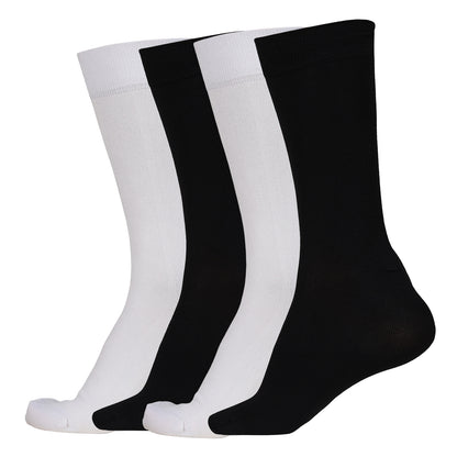 Naturefab Men's Bamboo Full Length socks Combo-4 (Pack of 4)