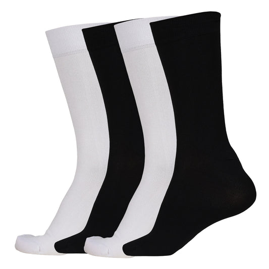 Naturefab Men's Bamboo Full Length socks Combo-4 (Pack of 4)