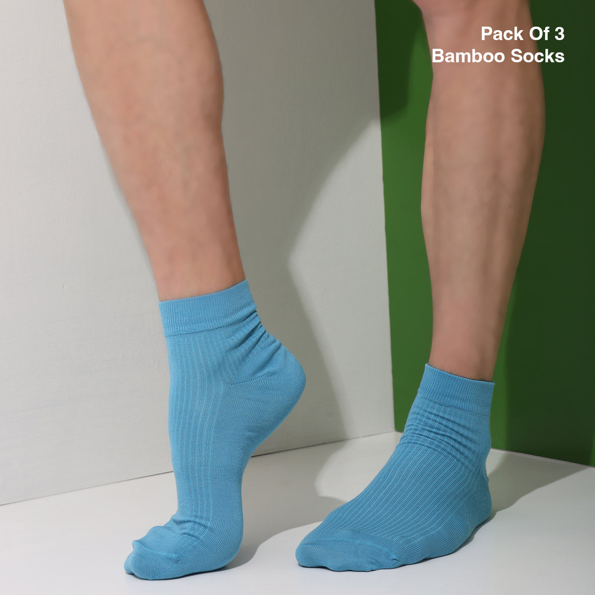 Naturefab Men's Bamboo Ankle Length socks Combo-10 (Pack of 3)