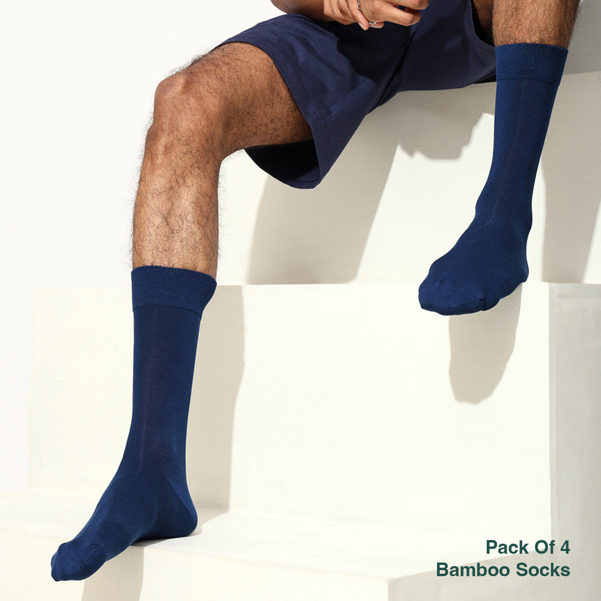 Naturefab Men's Bamboo Full Length socks Combo-9 (Pack of 4)