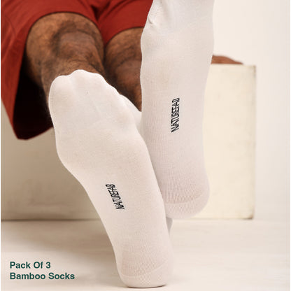 Naturefab Herren Bambus Knöchellange Socken Orchid Flower
