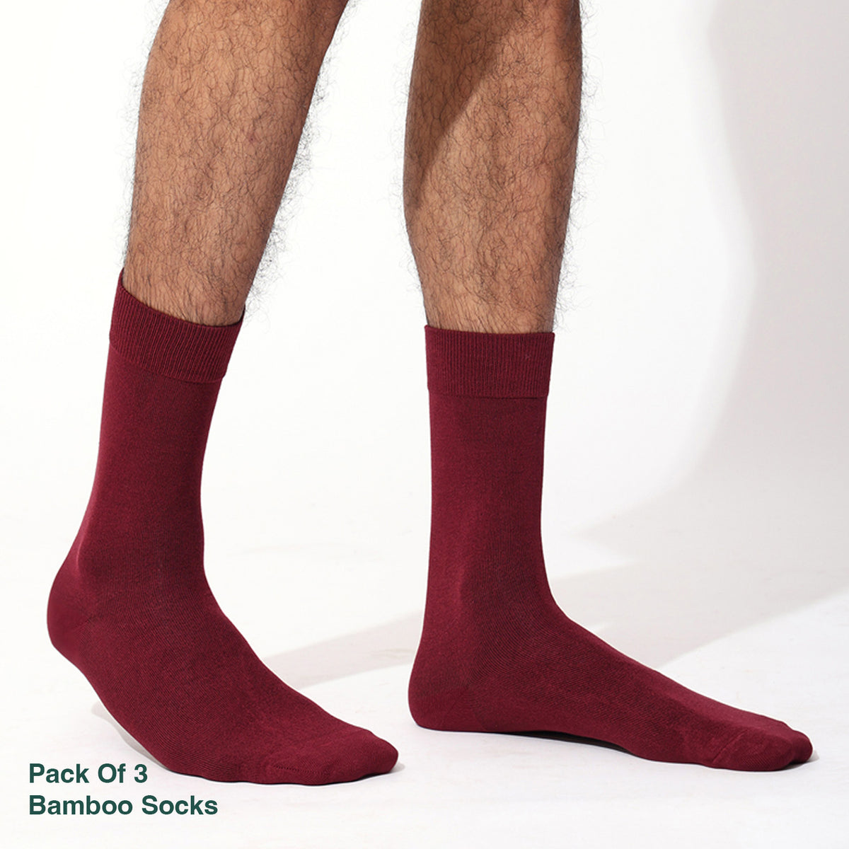 Naturefab Men's Bamboo Full Length socks Combo-6 (Pack of 3)