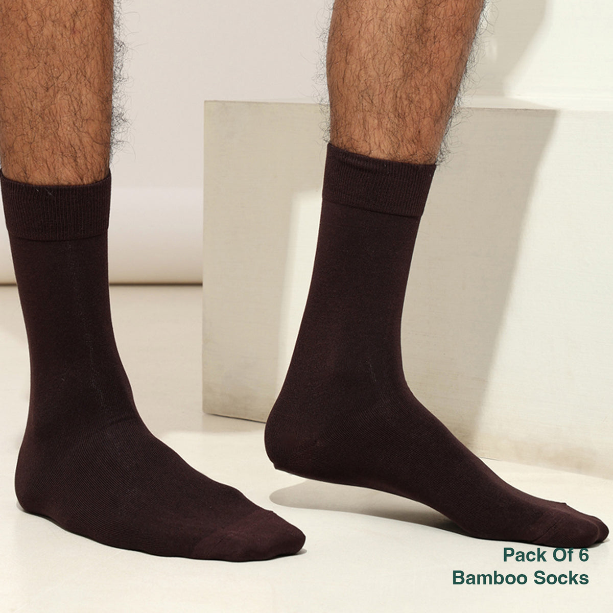 Naturefab Men's Bamboo Full Length socks Combo-1 (Pack of 6)