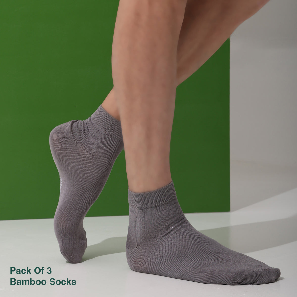 Naturefab Men's Bamboo Ankle Length socks Combo-7 (Pack of 3)