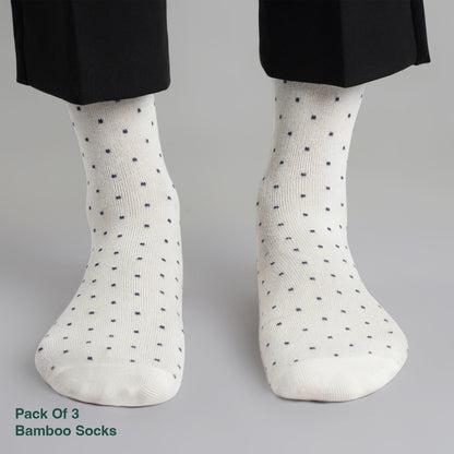 Naturefab Men's Bamboo Full Length socks Combo-9 (Pack of 3)
