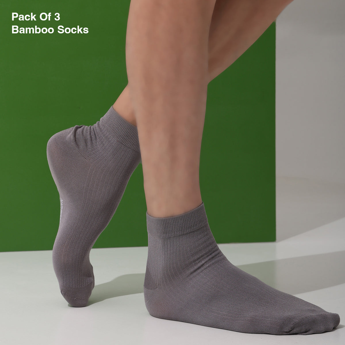Naturefab Men's Bamboo Ankle Length socks Combo-8 (Pack of 3)