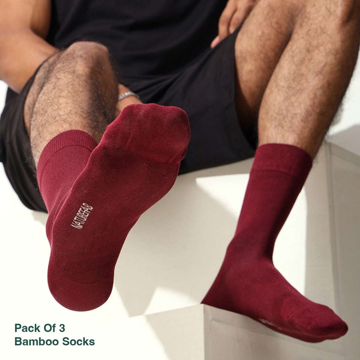 Naturefab Herren Bambus Knöchellange Socken Orchid Flower