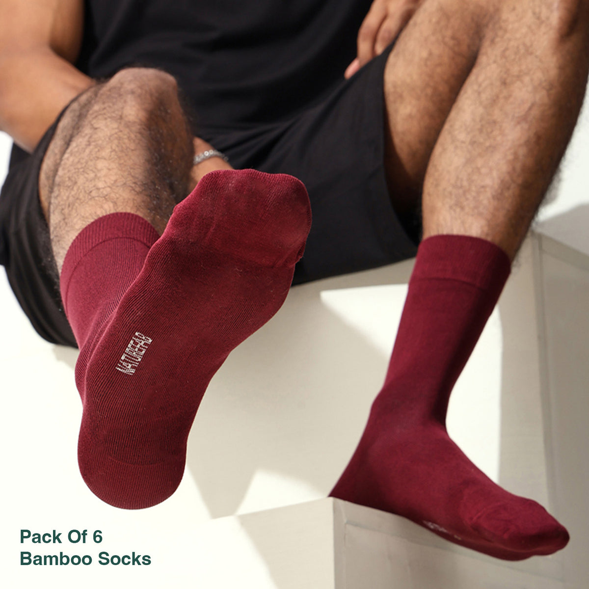 Naturefab Herren Bambus Knöchellange Socken Orchid Flower