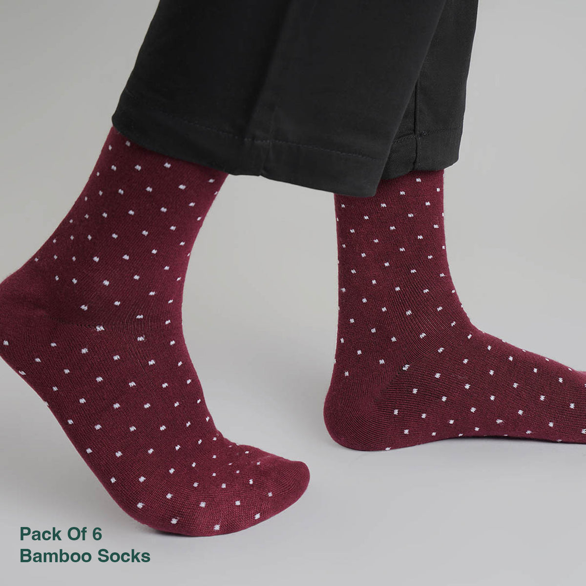 Naturefab Men's Bamboo Full Length socks Combo-8 (Pack of 6)