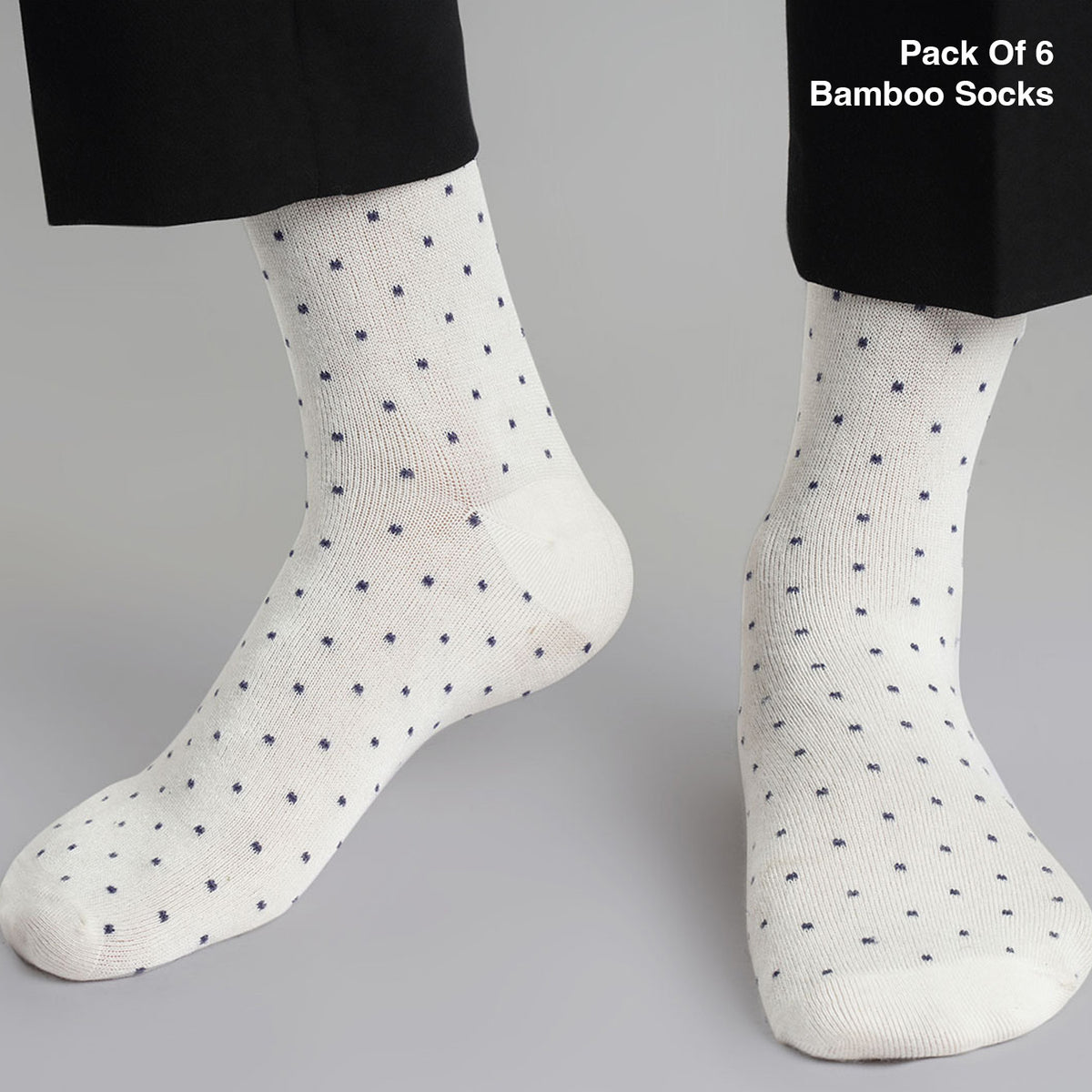 Naturefab Men's Bamboo Full Length socks Combo-12 (Pack of 6)